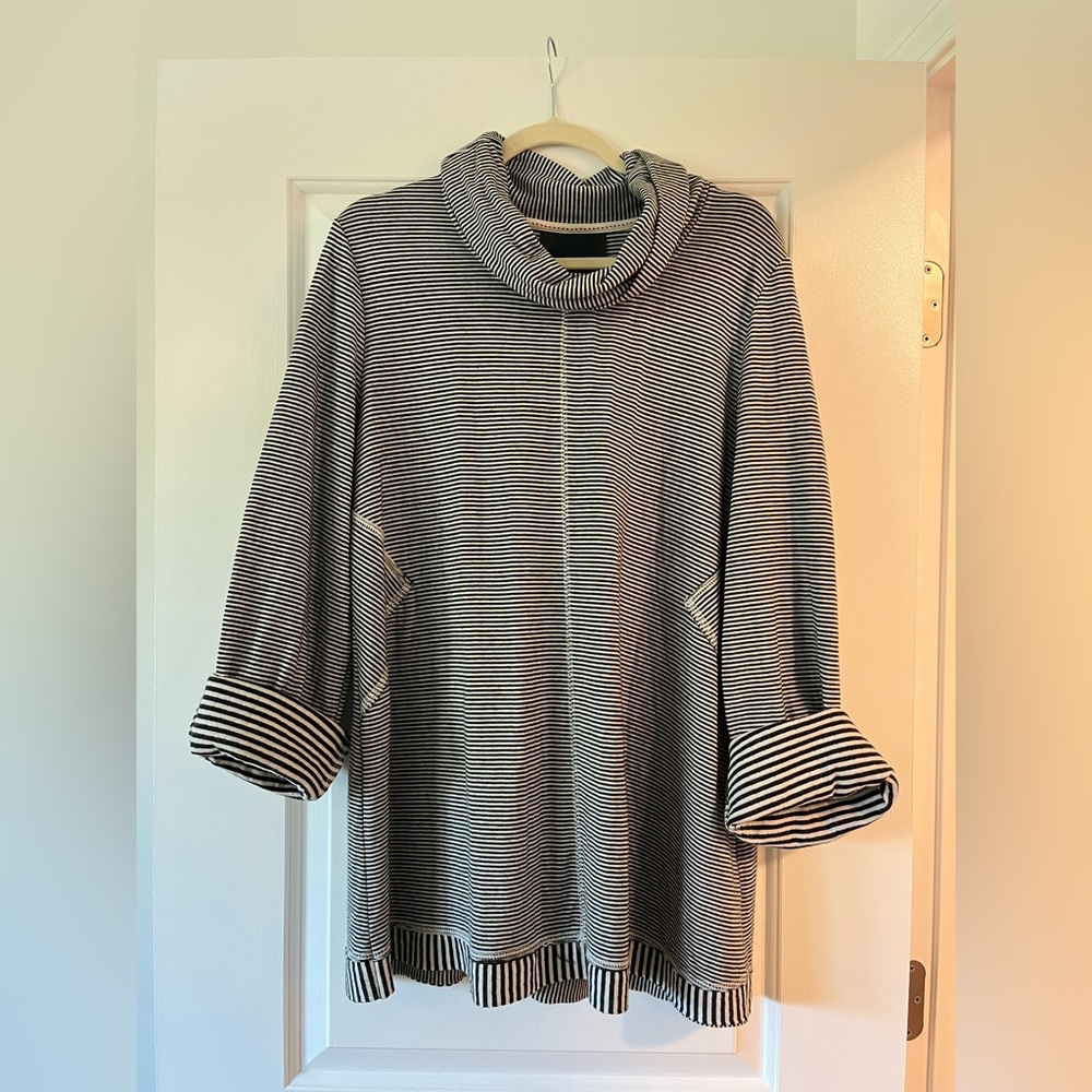 Anthropologie cowl neck pullover XL